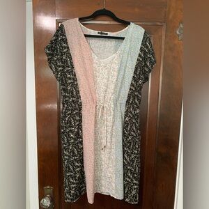 Staccato Multicolor Patchwork Midi Dress